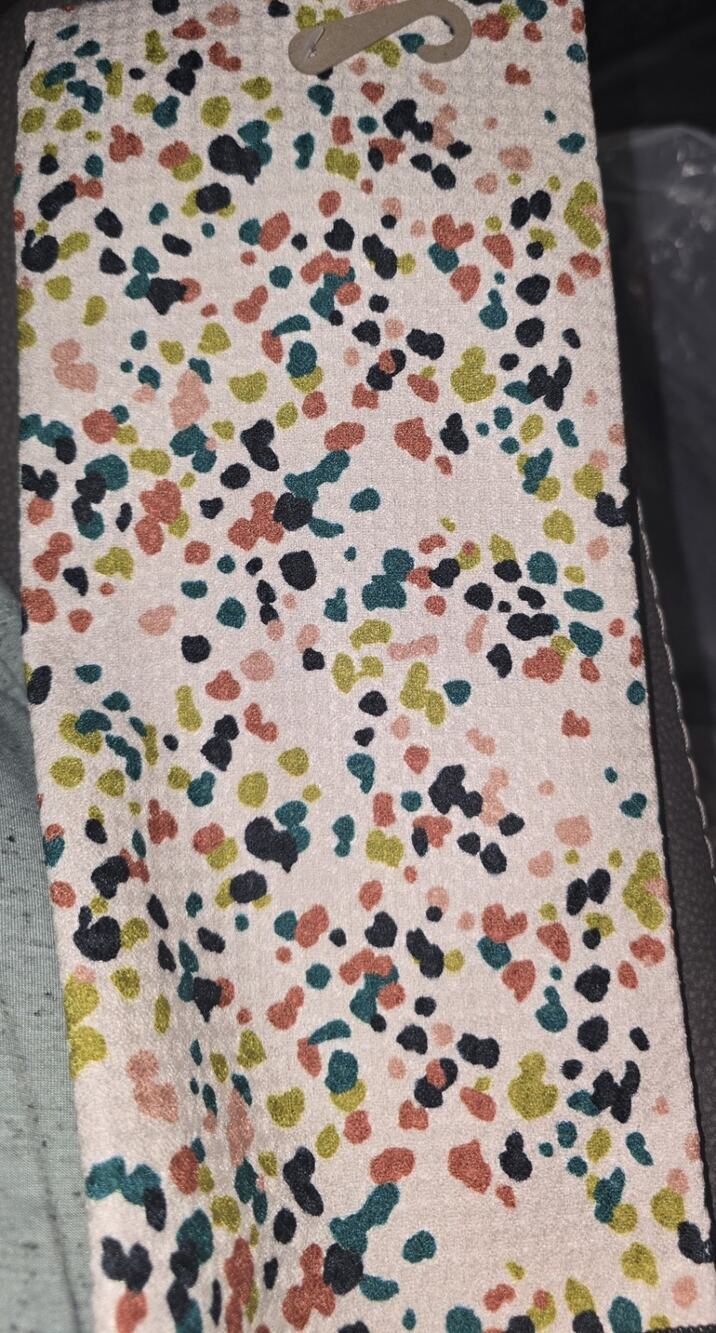 2 Room Essentials Splatter Green Kitchen Dish Towel 16x26 Cotton Blend Absorbent